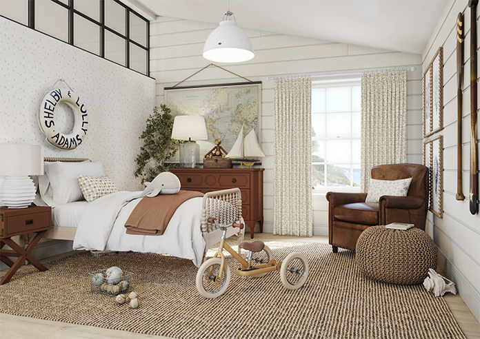 Whaley Great, Big Splash Sand - Made to Measure Curtains - Image 7